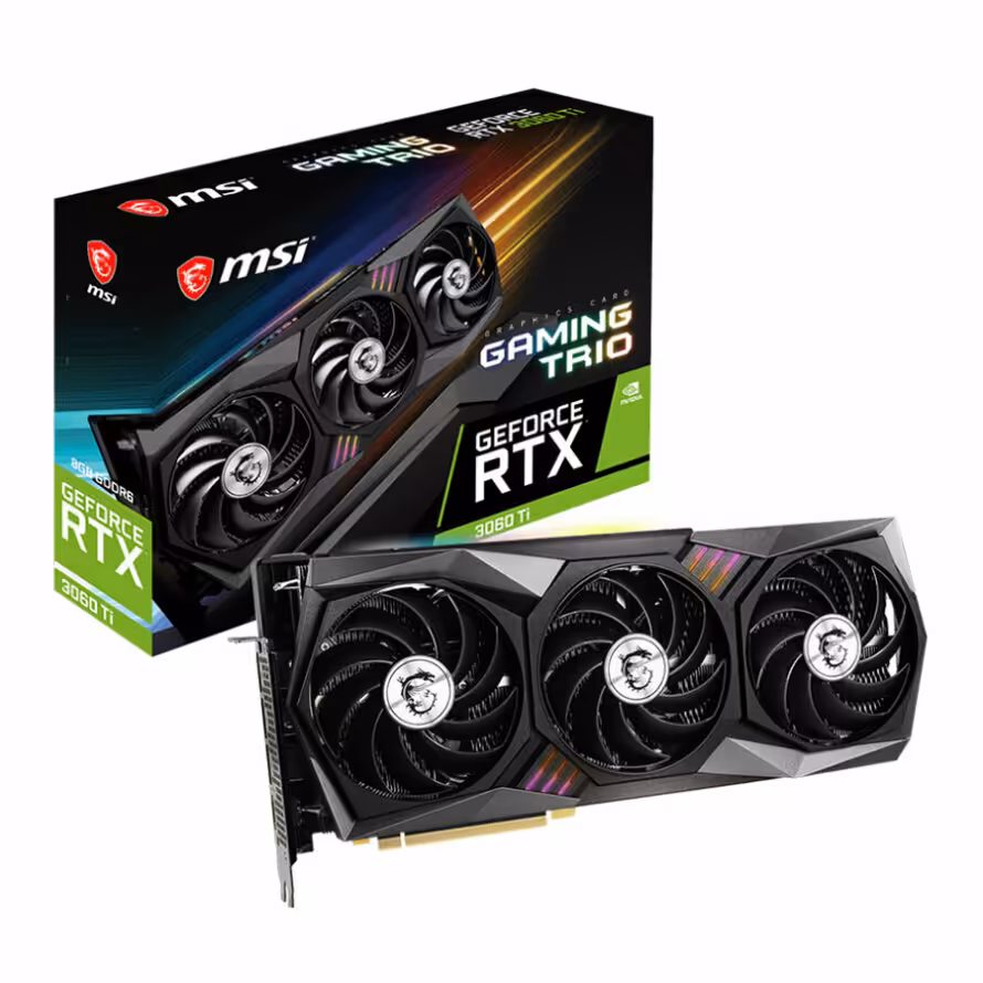 کارت گرافیک ام اس آی RTX 3060 Ti GAMING TRIO