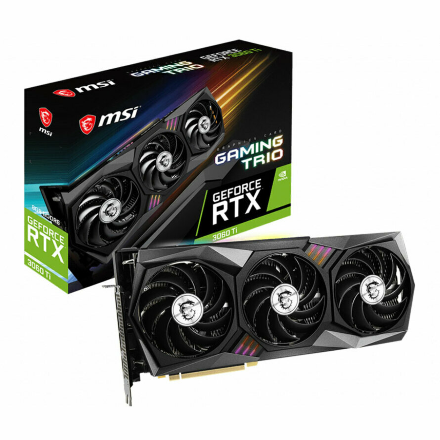 کارت گرافیک ام اس آی RTX 3060 Ti GAMING TRIO