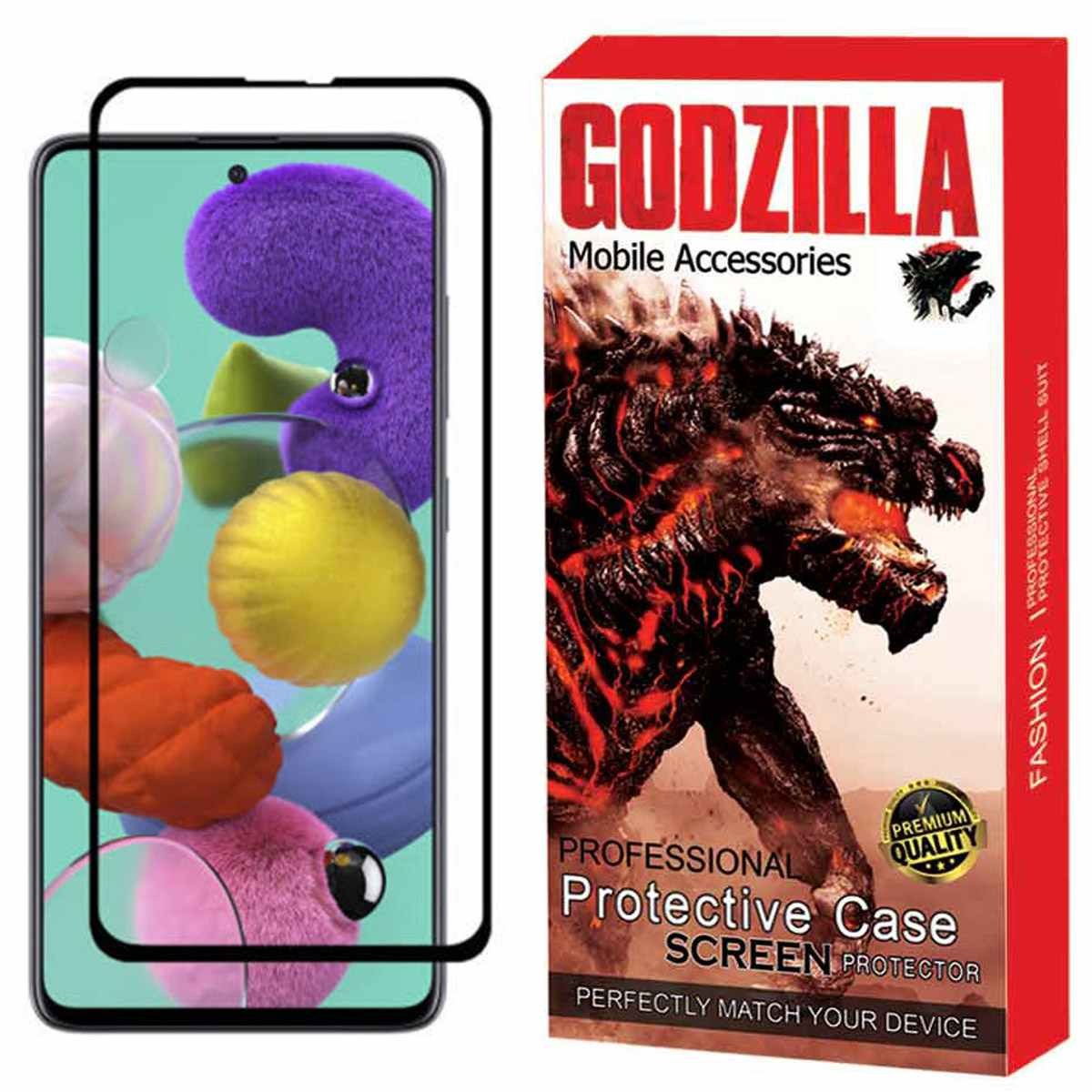 گلس گودزیلا  Full  برای سامسونگ  M31S