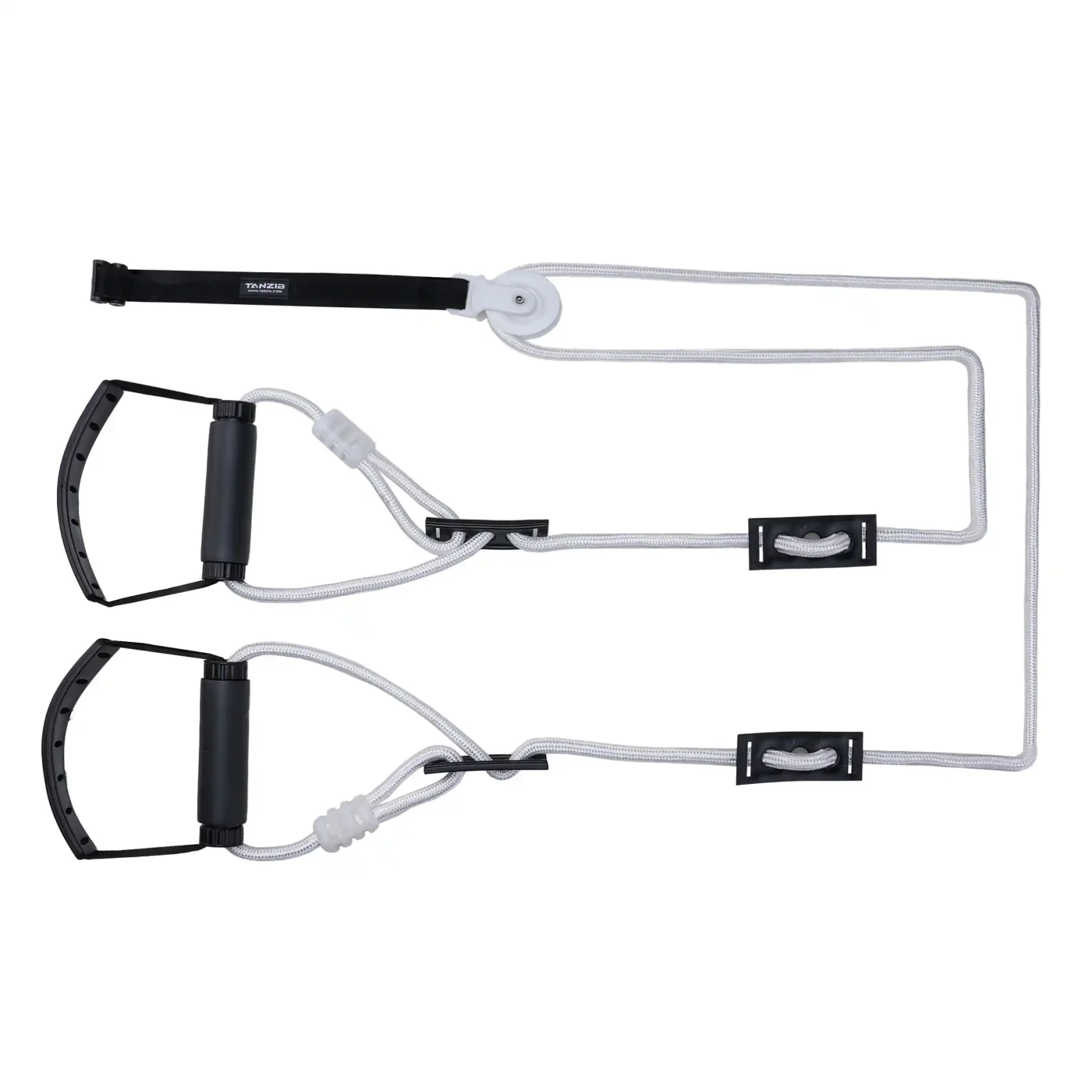 طناب فیزیوتراپی قرقره ای مدل قابل تنظیم تن زیب - تن زیب خرید طناب تمرین شانه توانبخشی