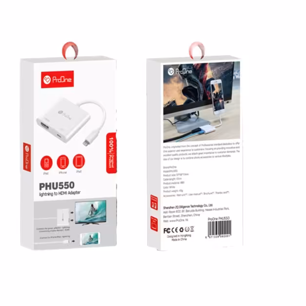 مبدل لایتنینگ به HDMI پرووان مدل PHU550