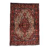 فرش دستبافت مدل لچک ترنج خراسان کد 4020224