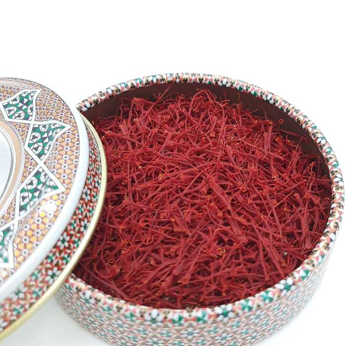 زعفران سوپر نگین ممتاز صادراتی 5 گرمی خاتم با ضمانت صد در صدی برند سربلند