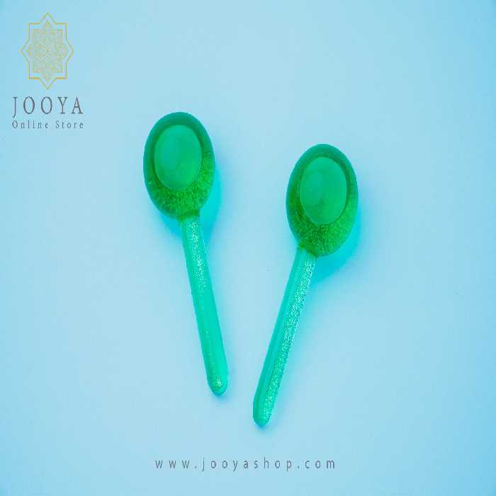 ماساژور دستی شیشه ای مدل گوی یخی اکلیلی سبز