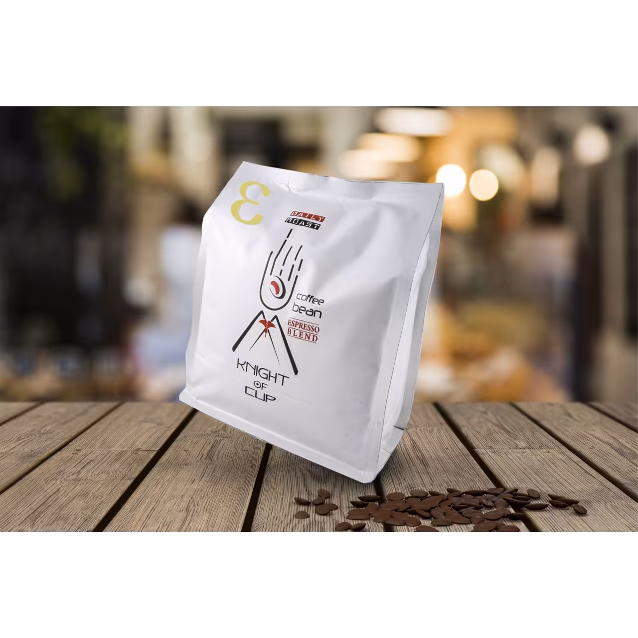 قهوه اسپرسو اوپسیلن 100 درصد عربیکا شوالیه دان کامل 250 گرمی