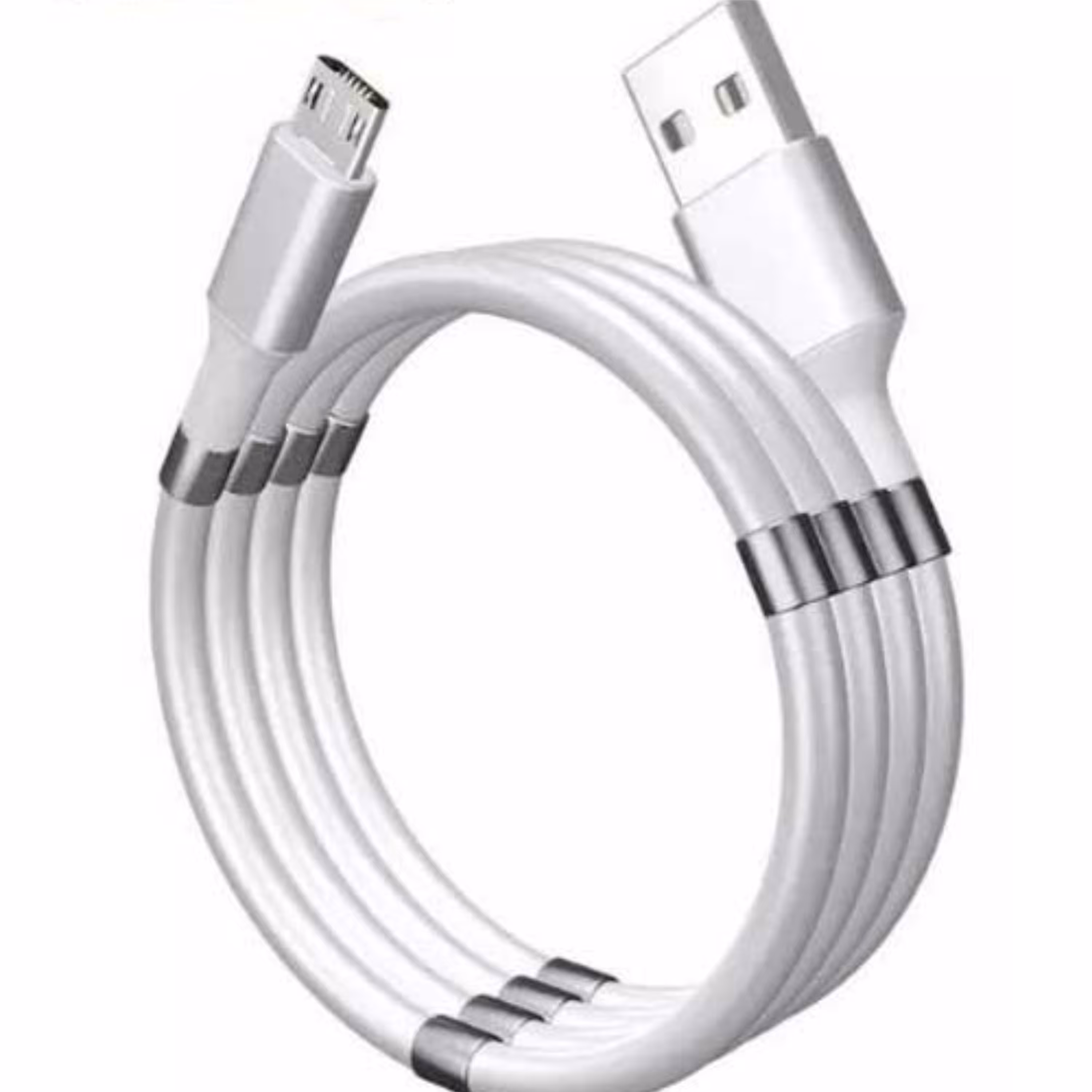 کابل Micro usb مجهز به نظم دهنده آهنربایی