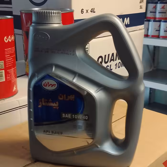 روغن موتور بهران پیشتاز  10w40 SJ سه ونیم لیتری پراید یورو4 تیبا ساینا کوئیک اجرت تعویض روغن 50 تومان  