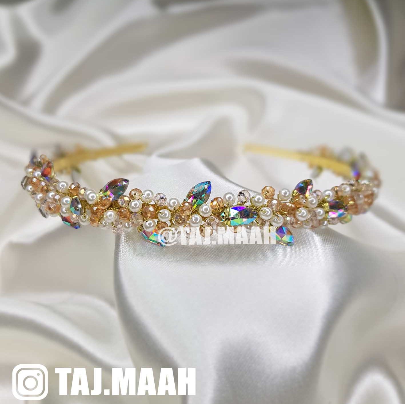 تاج طلایی مدل tj2020 ماه فام و تاج ماه