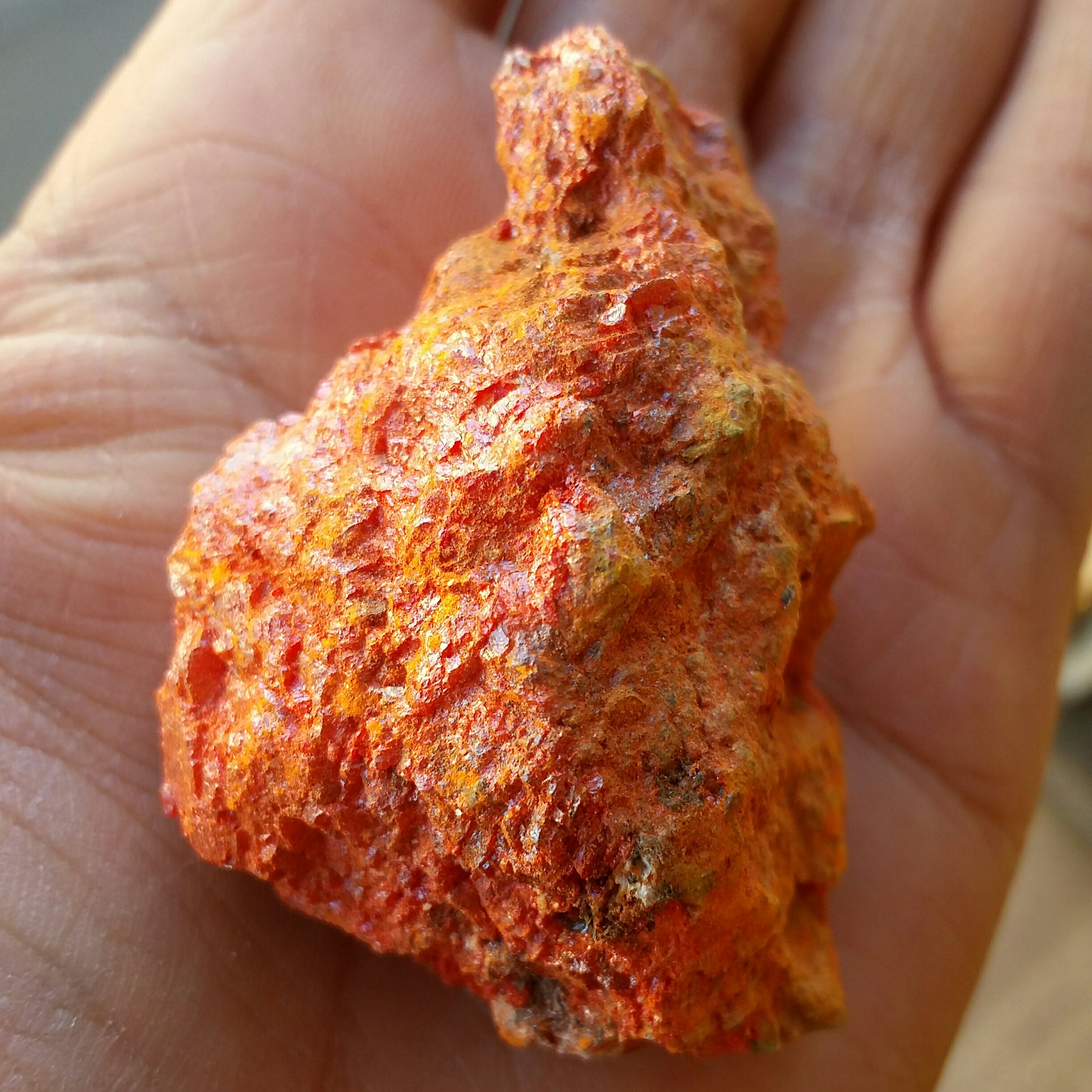 سنگ راف وارداتی زرنیخ سرخ و زرد 100 در 100 طبیعی شاهکار خلقت خاااص