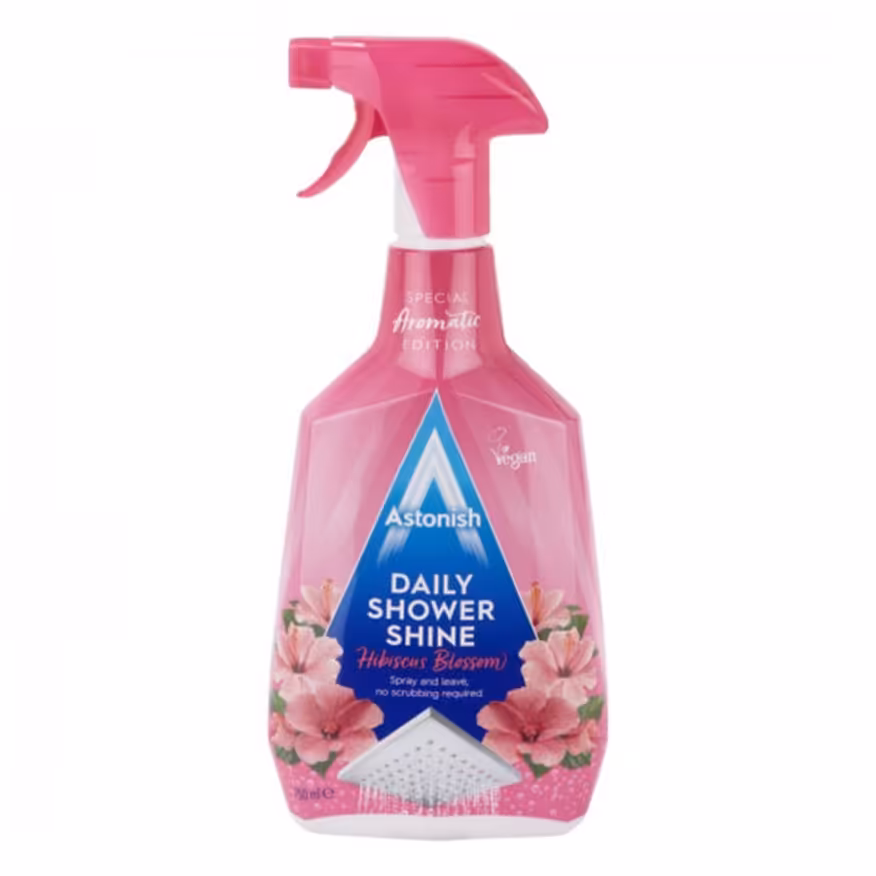 اسپری ضد لک و براق کننده دوش حمام استونیش با رایحه شکوفه هیبیسکوس 750 میل