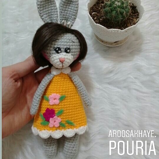 کویین خرگوش با موهای طبیعی