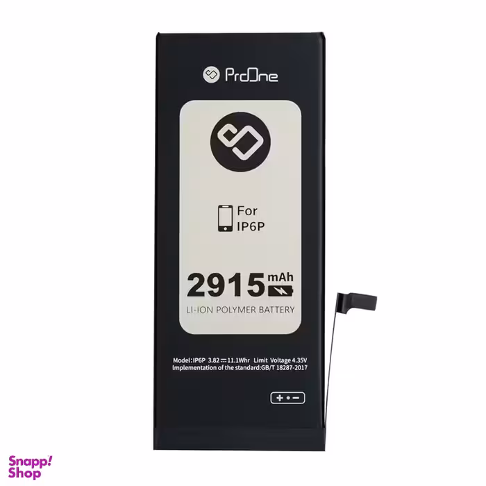 باتری موبایل پرووان مدل IP6P ظرفیت 2915 میلی آمپر ساعت مناسب برای گوشی موبایل اپل iPhone 6 Plus