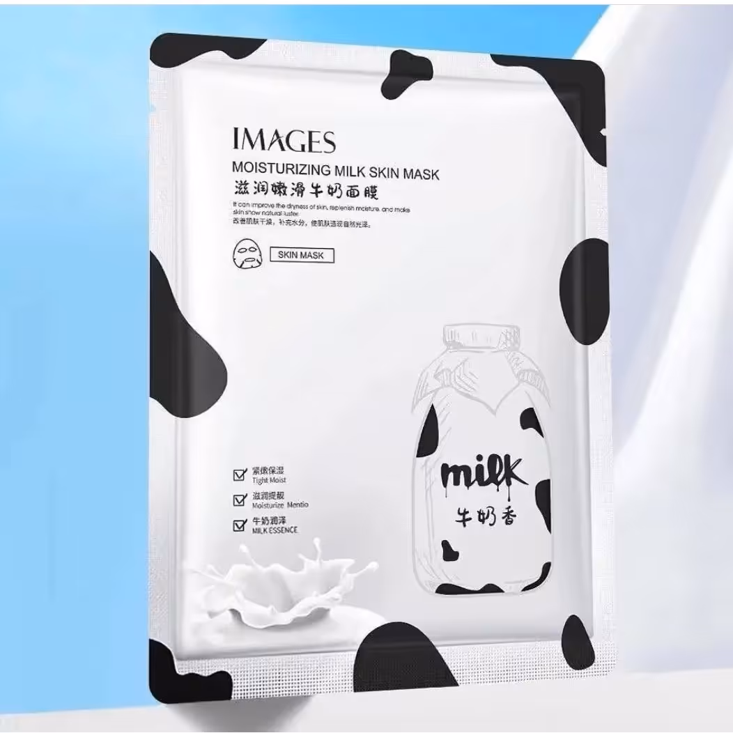 ماسک ورقه ای شیر گاو ایمیجز 
 از بین برنده جوش و لکه های پوست
از بین برنده سلول های مرده پوست
 نرم و لطیف کننده پوست
