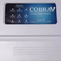 برق اضطراری دوربین مدار بسته 12 ولتی 20 آمپر - اقتصادی - Cobra