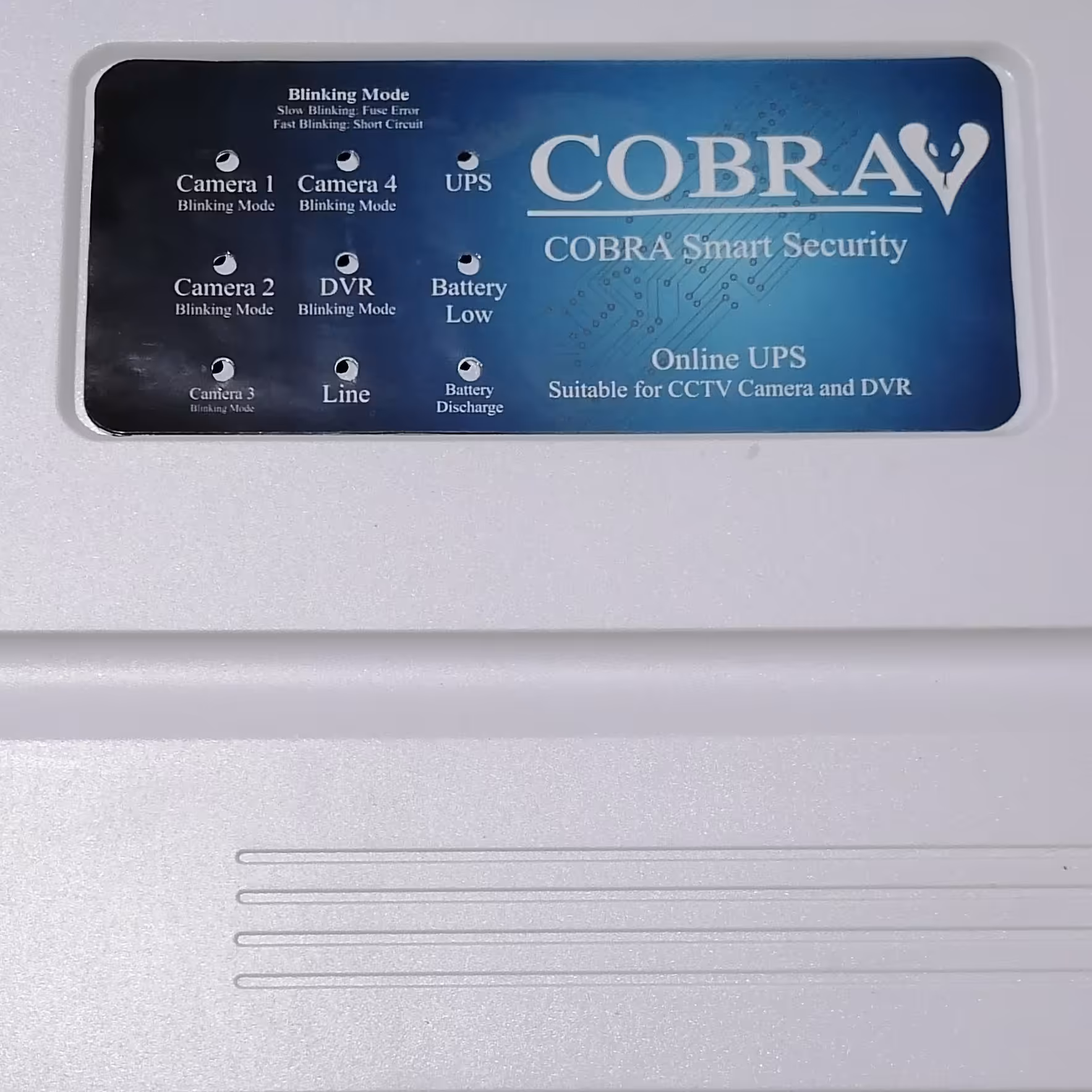 برق اضطراری دوربین مدار بسته 12 ولتی 20 آمپر - اقتصادی - Cobra