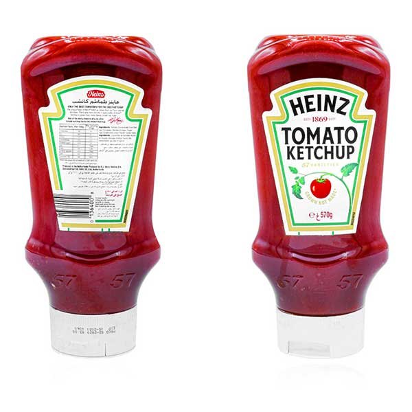 سس هاینز HEINZ Tomato Ketchup وزن 570 گرم