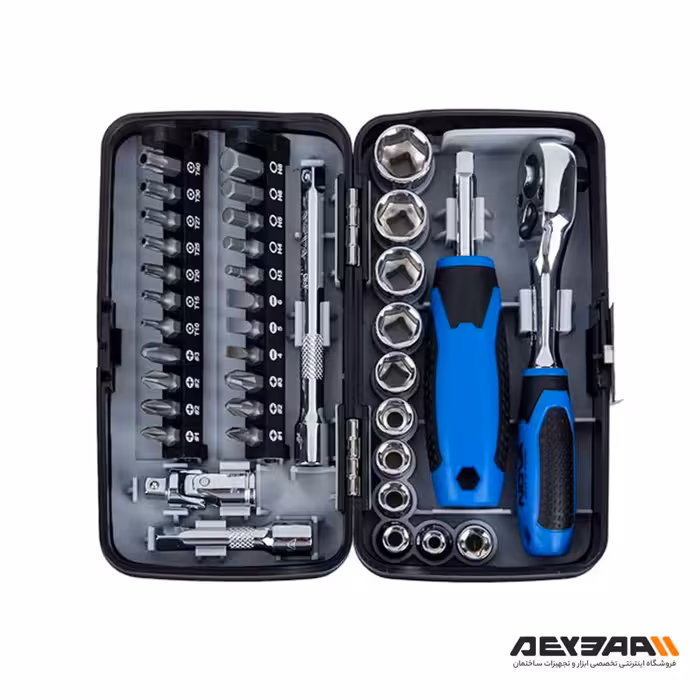 مجموعه 38 عددی سری پیچ گوشتی و بکس نووا مدل NTS 7303
