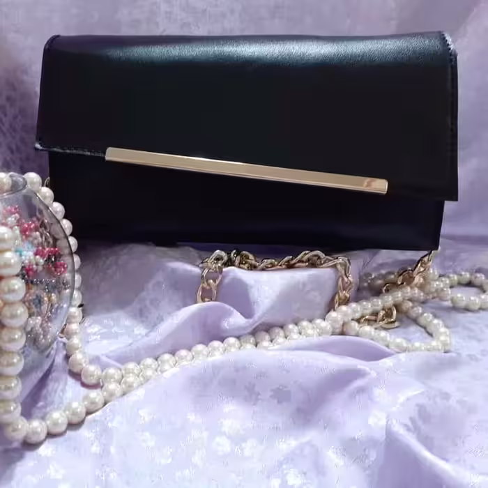 کیف مجلسی چرمی دست دوز ( چرم بزی) (پس کرایه)