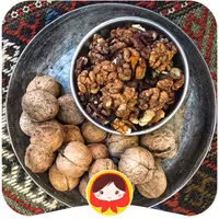 مغز گردو قهوه ای سیاه 1000  گرمی 