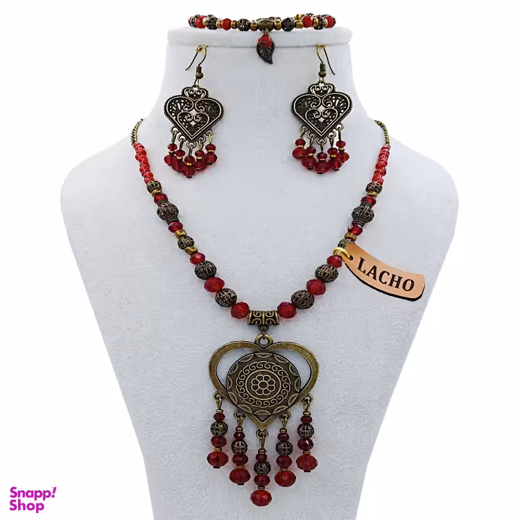 نیم ست زنانه لاچو (Lacho) مدل قلبی کد GG-01