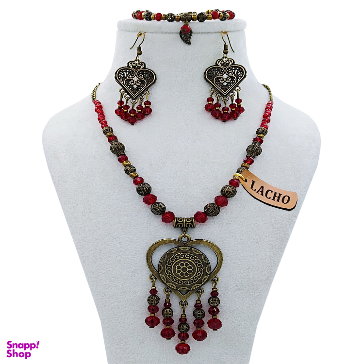 نیم ست زنانه لاچو (Lacho) مدل قلبی کد GG-01