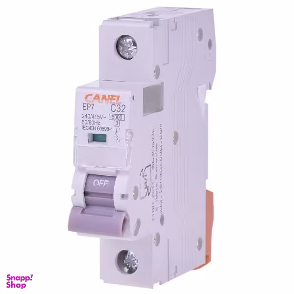 فیوز مینیاتوری تک فاز 32 آمپر کانل سری EP7 مدل C32