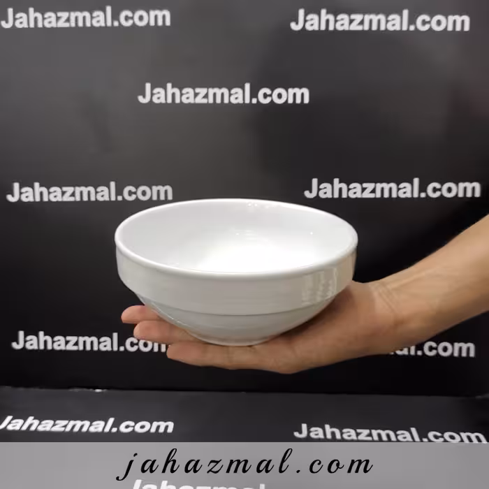 پیاله 16 هتلی سفید چینی زرین