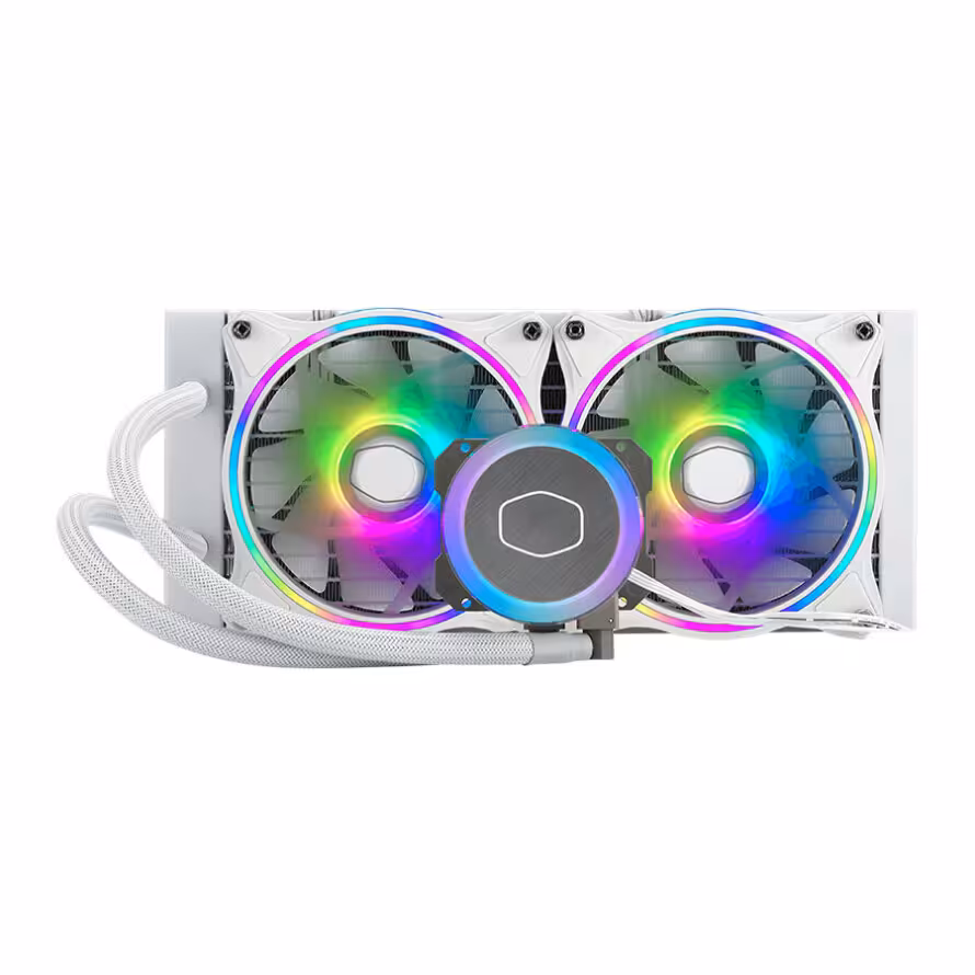 خنک کننده مایع پردازنده کولر مستر MASTERLIQUID ML240 ILLUSION WHITE EDITION