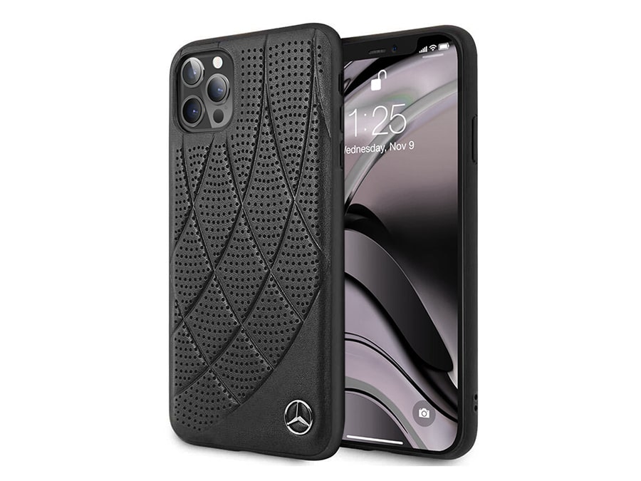 قاب چرمی آیفون 12 پرو مکس طرح مرسدس بنز CG Mobile iphone 12 Pro Max Mercedes-Benz Leather Case