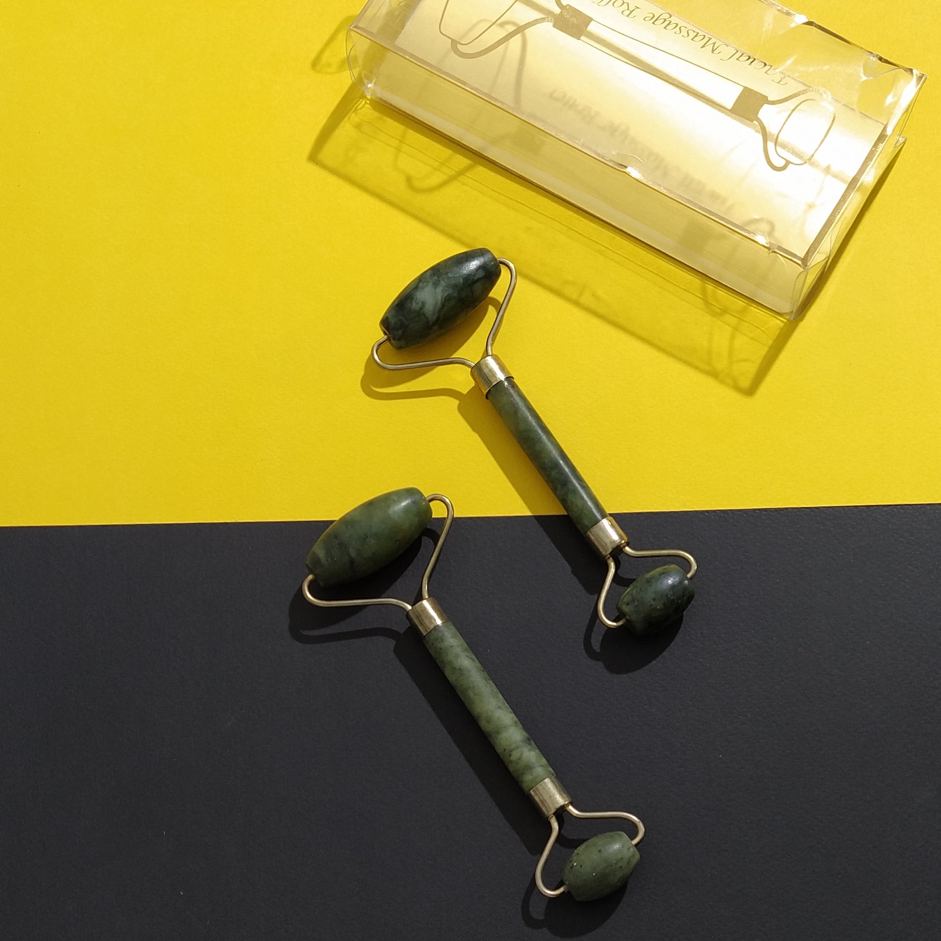 جیدرولر سنگ یشم اصل (ماساژور صورت یشم صنعتی)