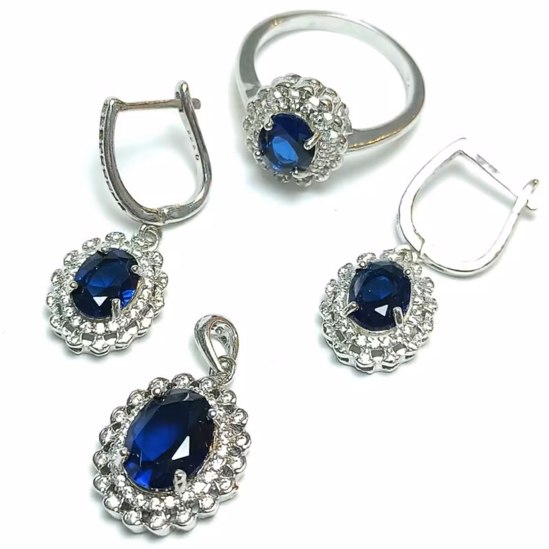  نیم ست نقره با روکش رادیوم 2