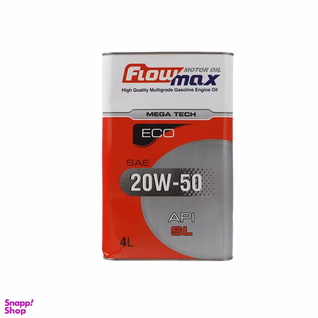 روغن موتور فلومکس مدل 20w50 SL حجم 4 لیتر
