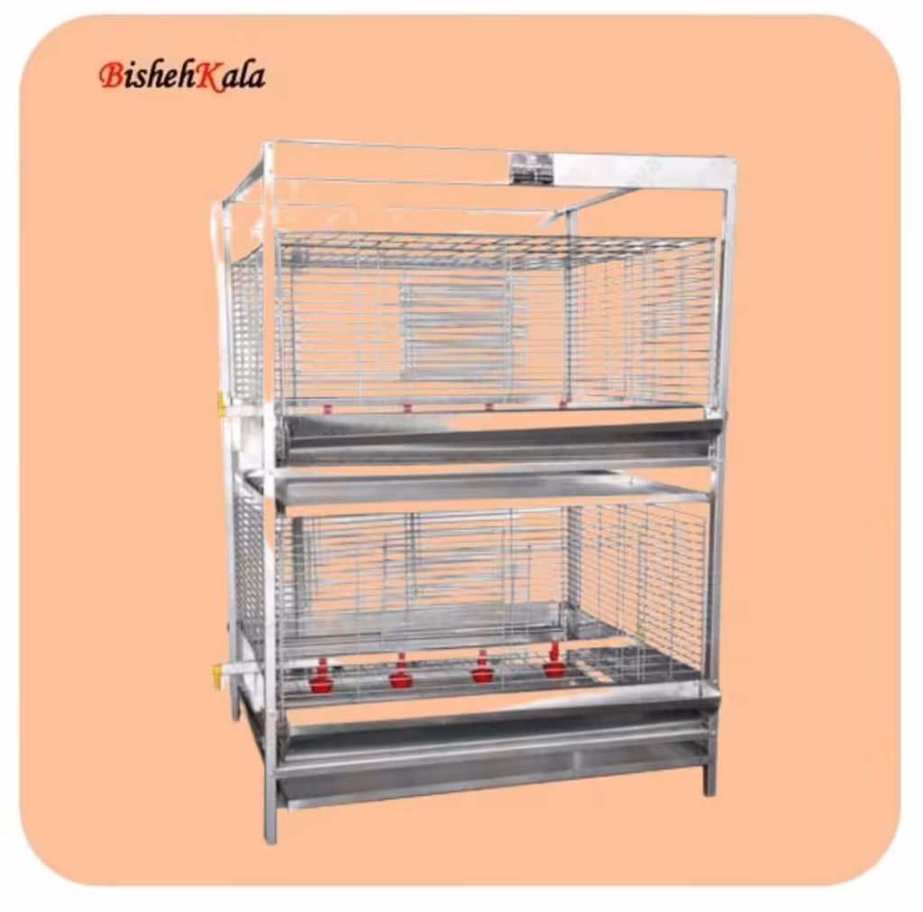 قفس جوجه دو طبقه