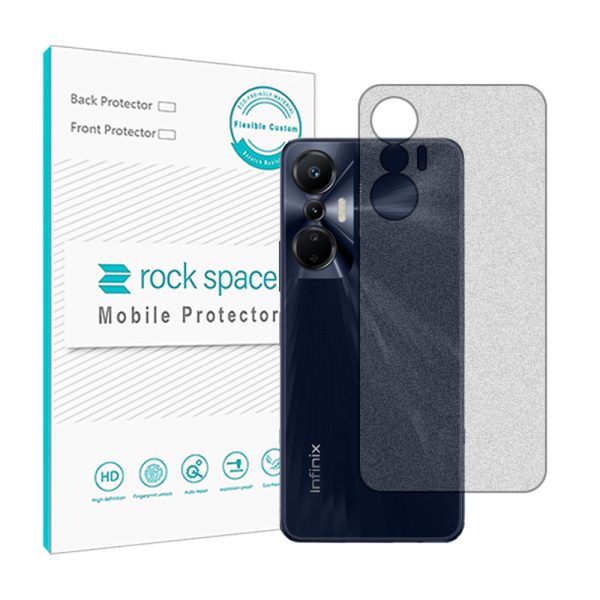 گلس محافظ پشت گوشی اینفینیکس Hot 20s مدل نانو هیدروژل مات برند راک اسپیس کد 24216S