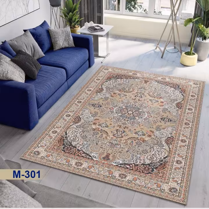 رو فرشی کشی (کاور فرش) کد301 کالای خواب متین (قابل سفارش در ابعاد 12و 9و 6و4 متری)