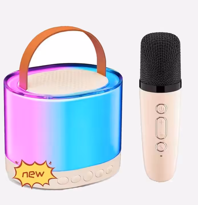 مینی اسپیکر و میکروفن و چراغ خواب بلوتوث دار  TJ134-3-2
