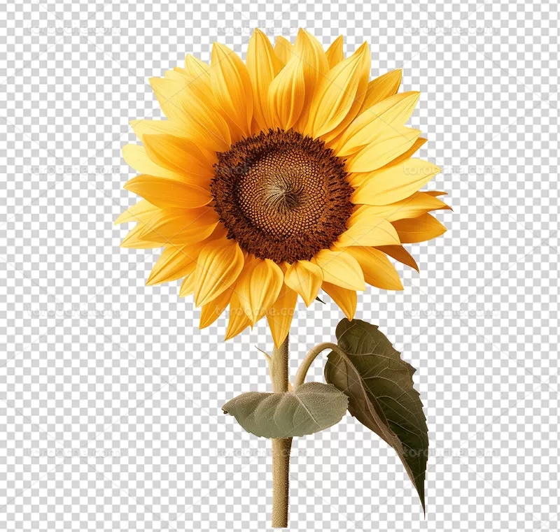 عکس PNG گل آفتاب گردون | گرافیک با طعم تربچه