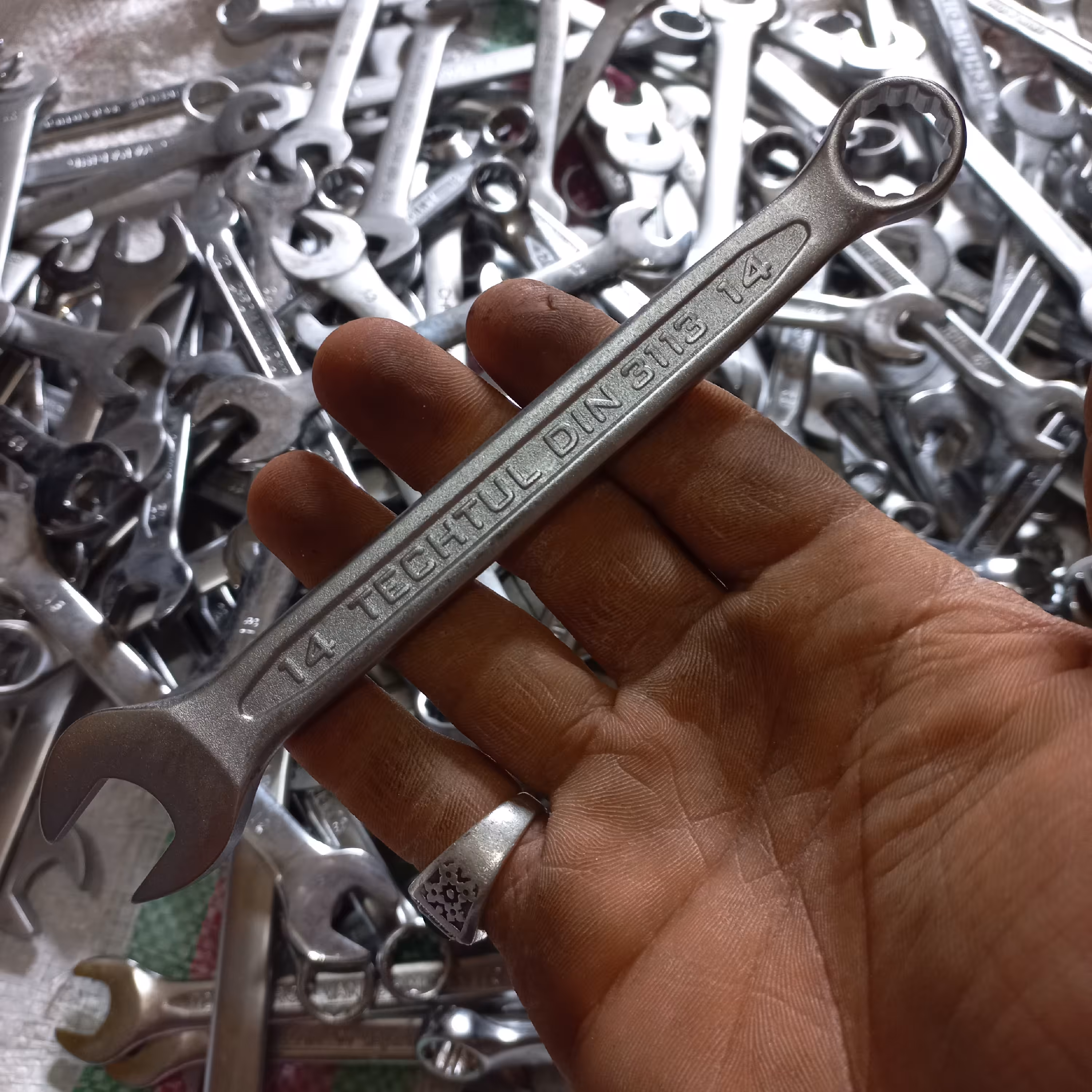 آچار یکسر رینگی 14 برند tech tul تحت لیسانس  DIN3113آلمان