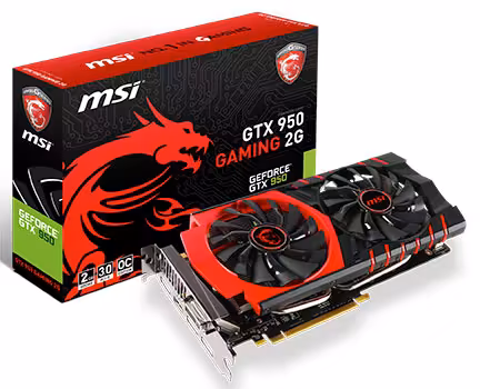 کارت گرافیک ام اس آی مدل جی تی ایکس 950 گیمینگ با حافظه 2 گیگ