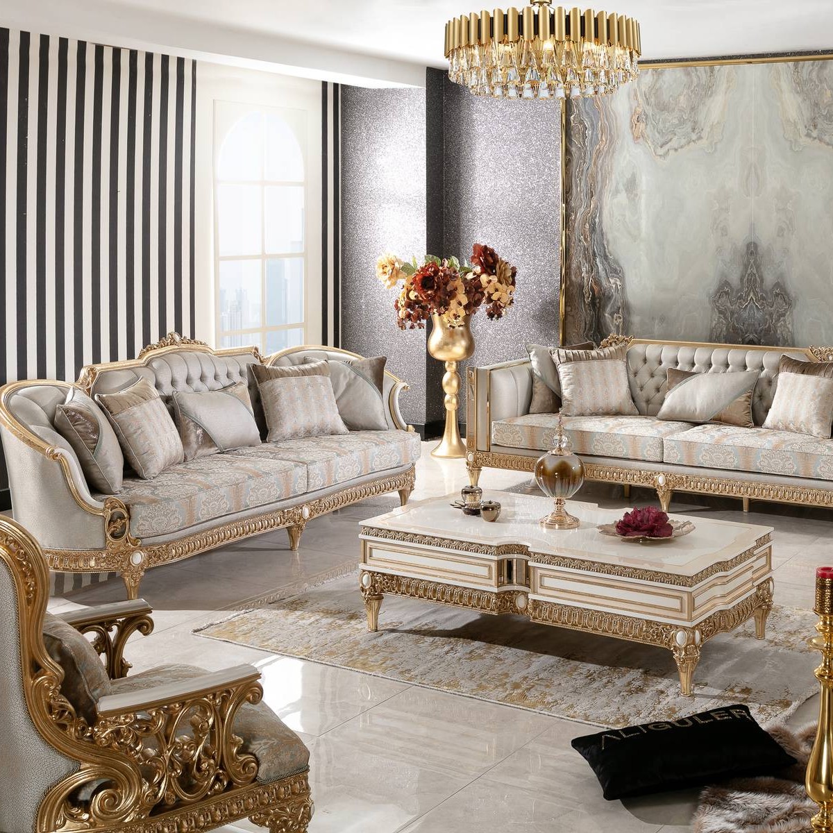 مبلمان سلطنتی تاتلیس 9 نفره