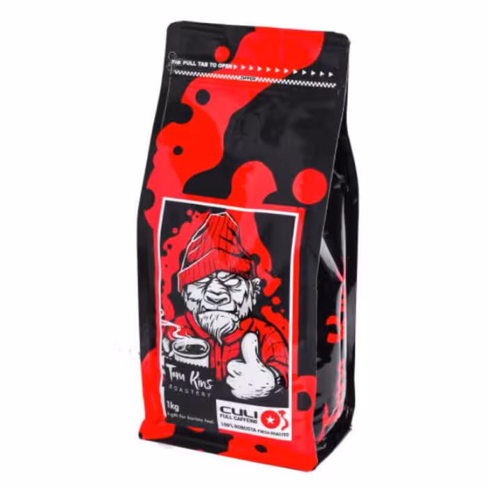 قهوه فول کافئین صد درصد ربستا برند تام کینز