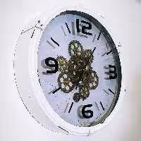 ساعت دیواری چرخ دنده متحرک w212 عالیجناب | amazonchi