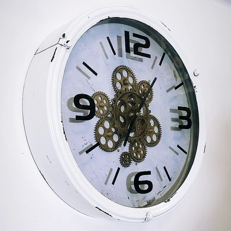 ساعت دیواری چرخ دنده متحرک w212 عالیجناب | amazonchi