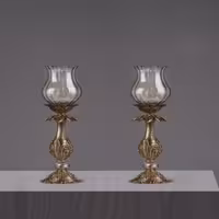 شمعدانی رومی متوسط آنتیک و نسکاف ای