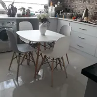 میز ناهارخوری 4نفره فایبر گلاس کد890