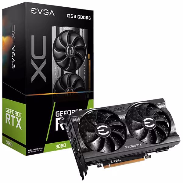 قیمت و خرید کارت گرافیک VGA RTX 3060 12G EVGA - آی تی کاشفی
