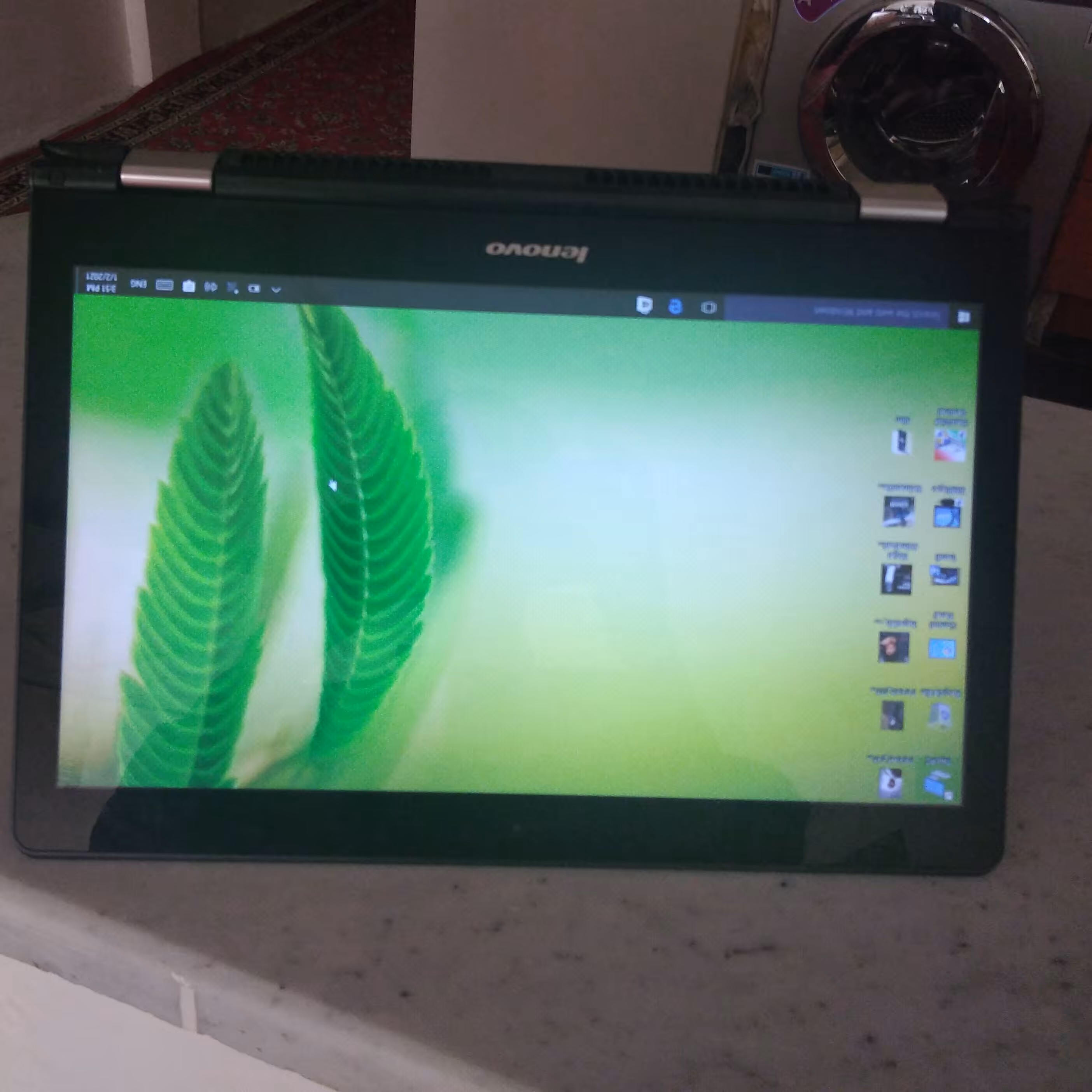 لب‌تاپ لنوو تاشو لمسی نو غیر آکبند با ضمانت