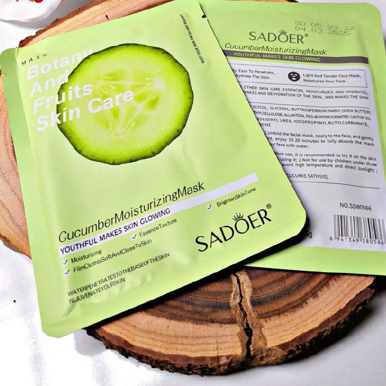 ماسک ورقه ای جوانسازی خیار سادور