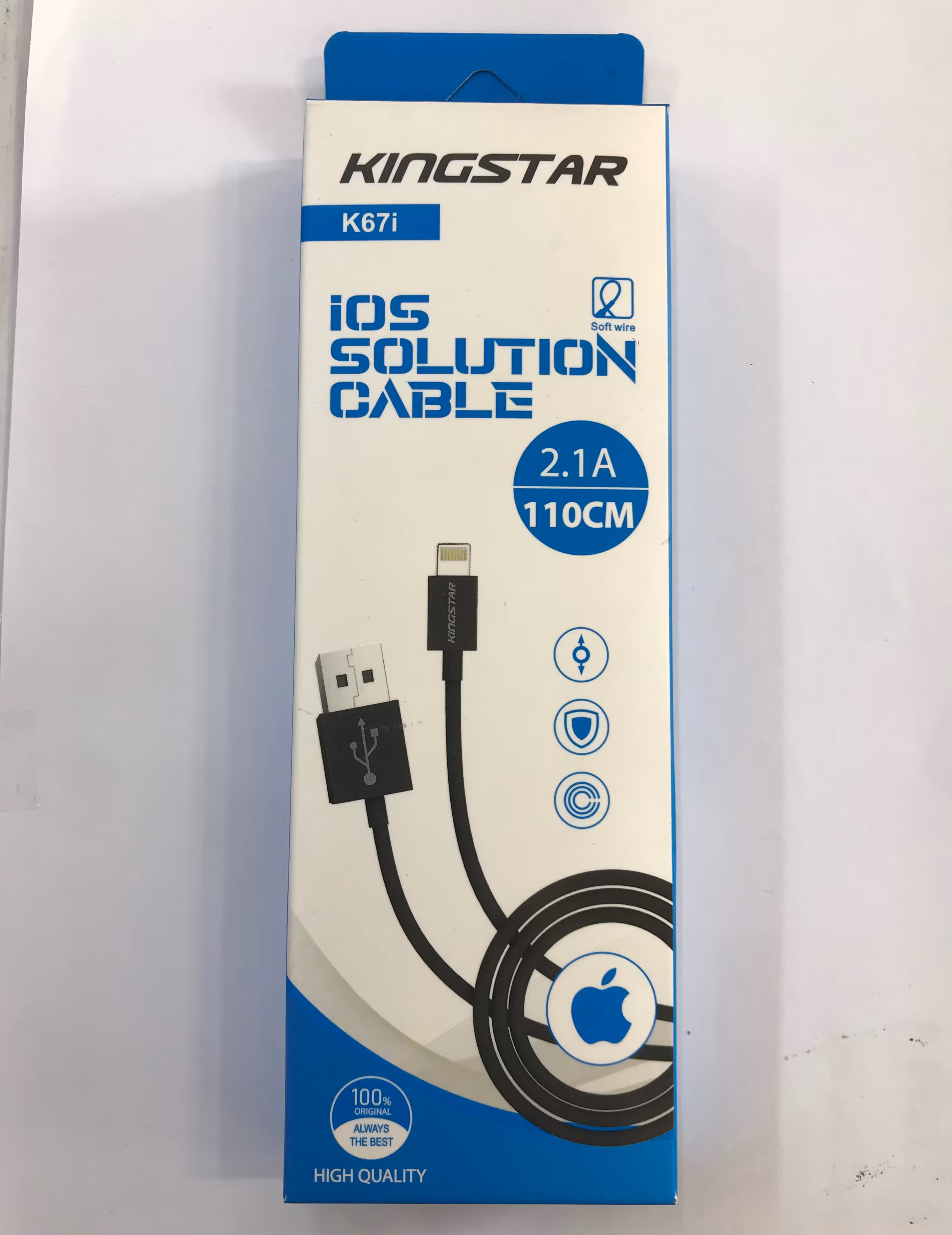 کابل لایتنینگ kingstar (گارانتی12 ماهه متین)