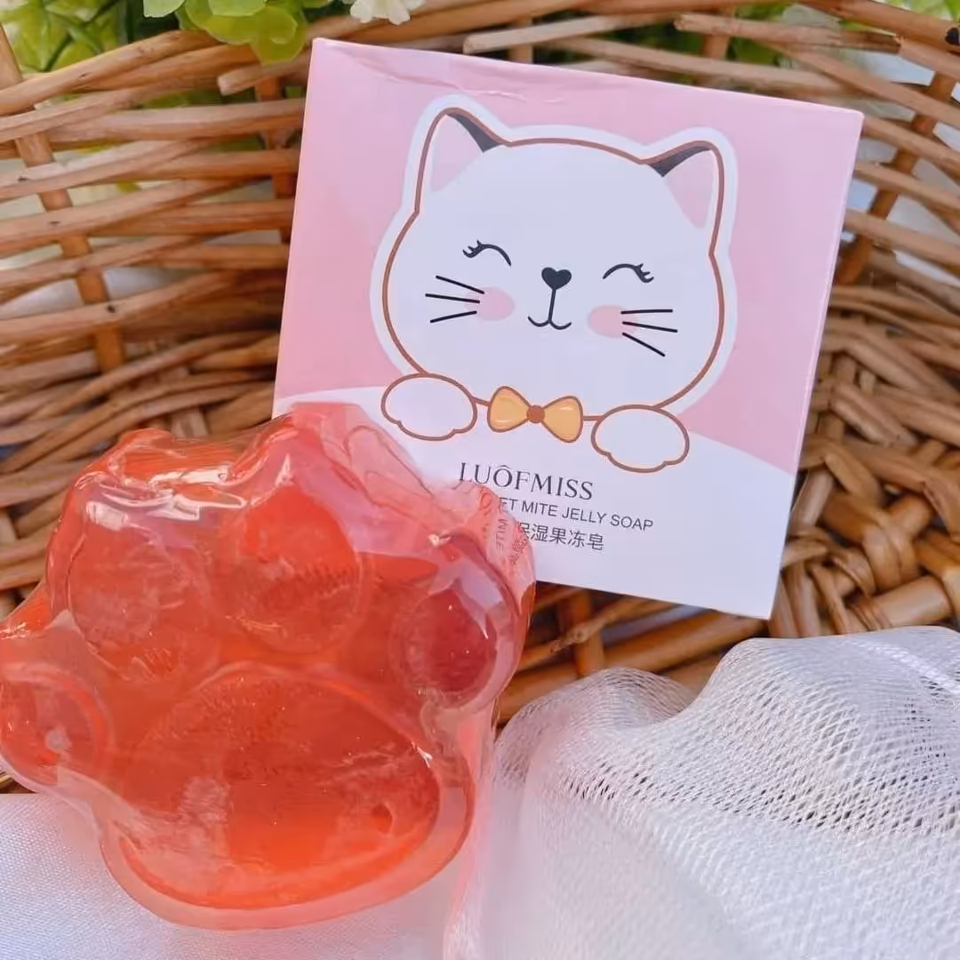 صابون طرح پنجه گربه